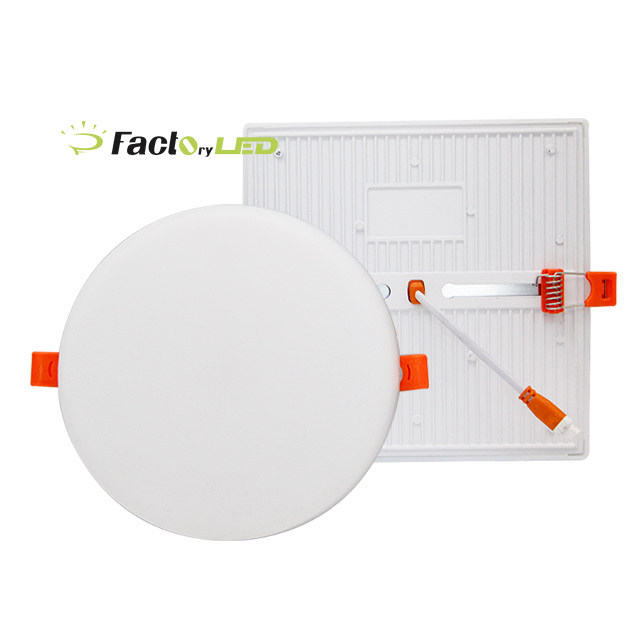 Indoor Ceiling 10w 18w 24w 36w Recessed Round Square Frameless Panel Light Surface Ceiling Rimless Panel Light