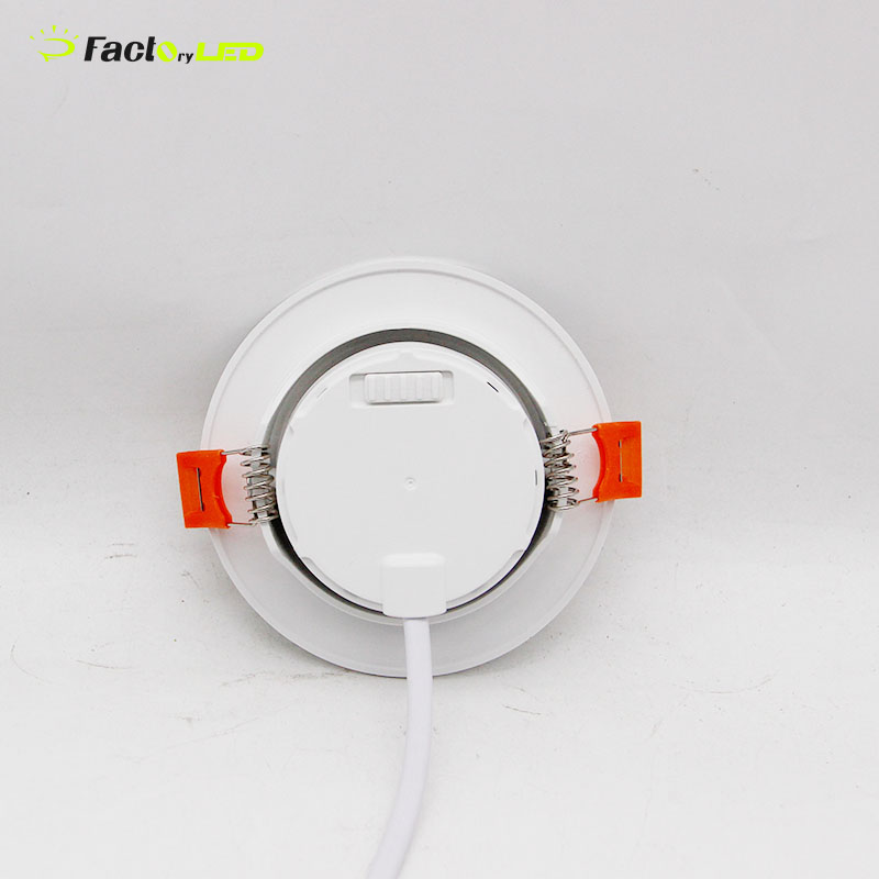 Modern Design LED Ceiling Spotlight 7W 3CCT Change Dial Switch High Lumen 3000K/4000K/6500K Light for Interiors