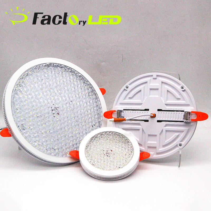 OEM/ODM Commerical Indoor Lighting Round Aluminum PC ABS 18w 24w 36w Smd Recessed Led Frameless Downlight
