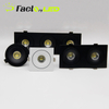 Modern Recessed LightingTriple Head LED Spotlights Square Embedded LED Ceiling Downlights with 360 DegAdjustable Rotating