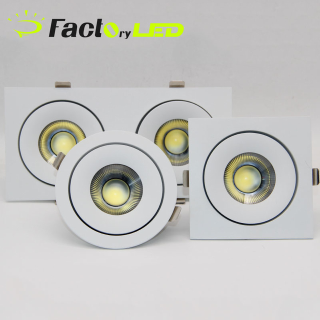 Quick Installation Recessed Spotlight Adjustable Down Light Aluminum Rated Recessed Ceiling Light