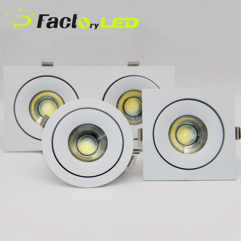 Quick Installation Recessed Spotlight Adjustable Down Light Aluminum Rated Recessed Ceiling Light