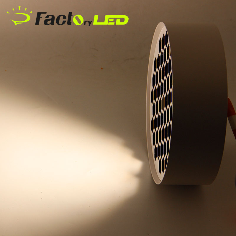 Design 7W 12W 20W 30W Lighting Ceiling Lamp Commercial Surface Mounted Led Grille Downlight