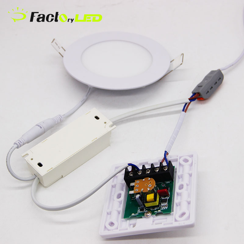 High Quality 24w 18w 15w 12w 3w Led Panel Light Round 6w Recessed Led Panel Light Warm White 6500 K Flush Mount Panel Light