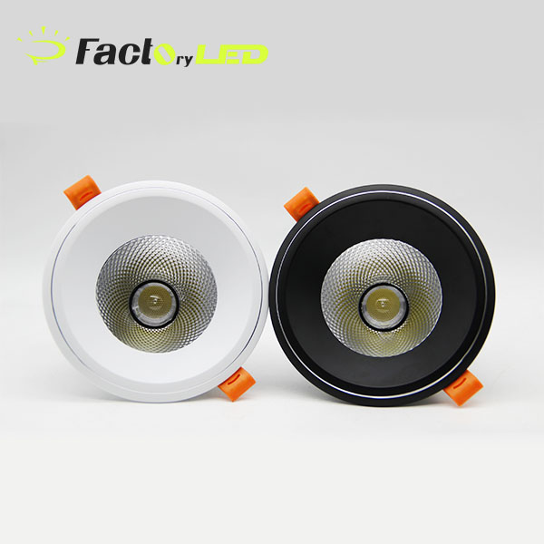 High Quality Indoor Ceiling Recessed Mounted Downlight Aluminum 7w COB LED Down Light