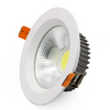 Led Recessed Down Light 10w 15w 20w 30w Round Downlight Aluminum Flush Mounted Led Downlight Ceiling