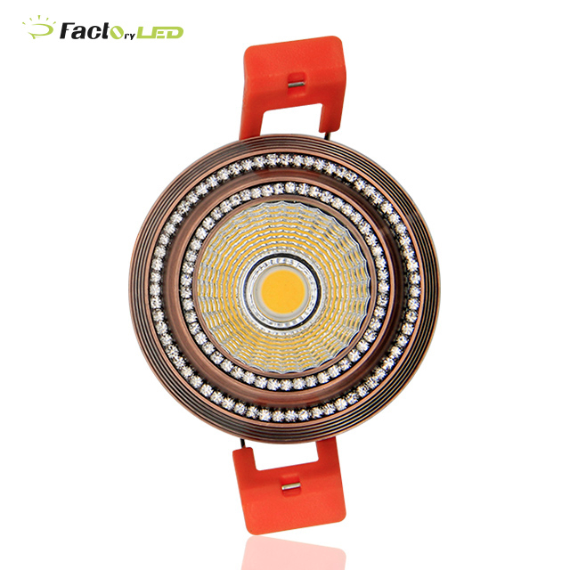 Hot Sale Interior Embedded Gold Color LED Spotlight for Kitchen Ceiling Spot Light Lamp