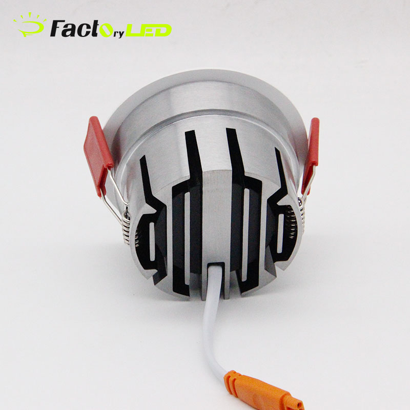 Residential Bedroom Cob Lighting Ceiling Light 7W 20W 12W Adjustable Recessed Dimmable Led Frame Colors Option Gypsum Downlight