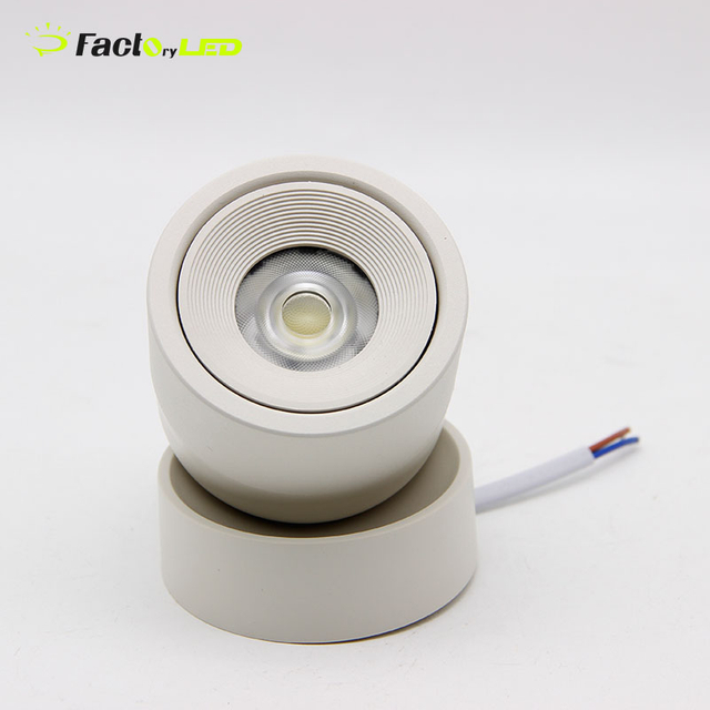 White or Black Housing Small Led Spot Light AC85-265V 10w Hotel Led 24 Degree Track Light 
