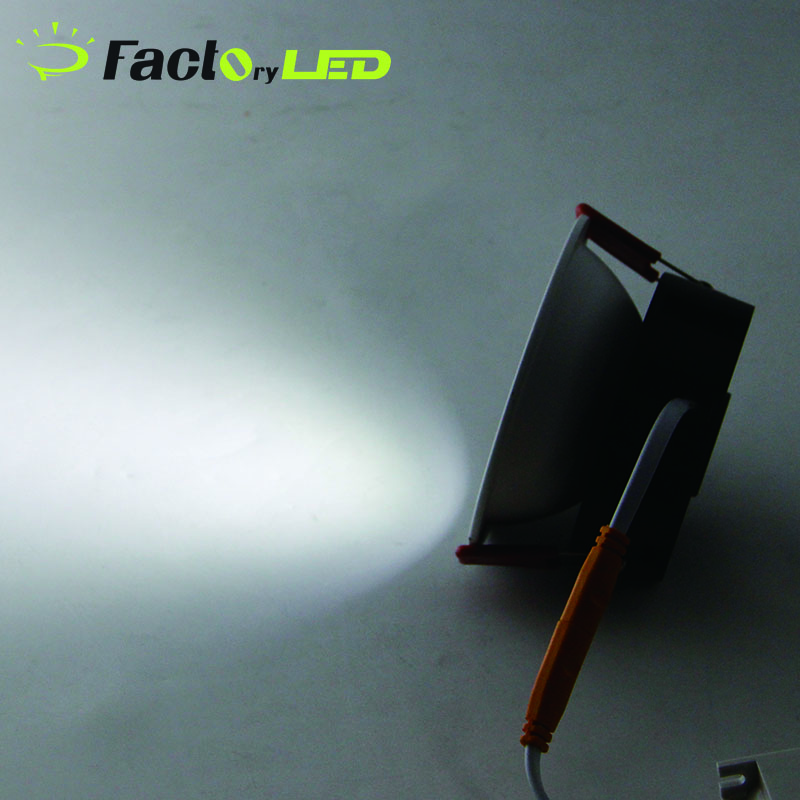 Aluminium Black White Spotlight Anti Glare COB 8W 12W 15W 18W LED Downlight