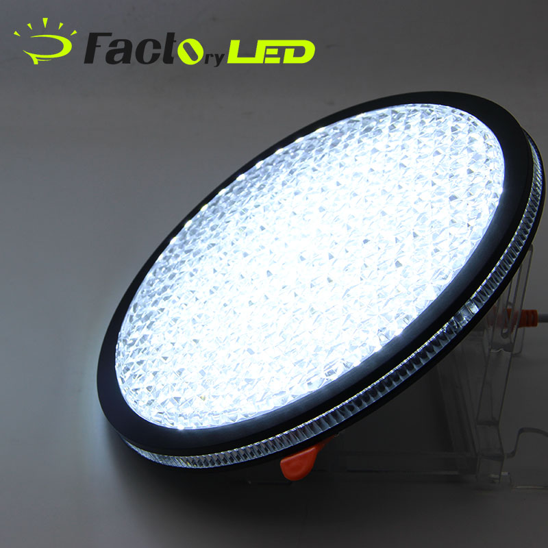 OEM/ODM Commerical Indoor Lighting Round Iron PC 18w 24w 36w Smd Recessed Led Frameless Downlight