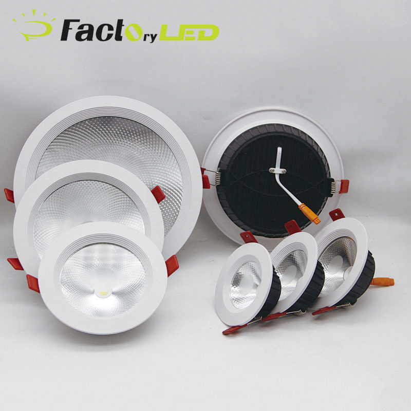 High Quality Customizable OEM ODM 5w 7w 12w 15w 18w 24w 36w Embedded Cob Led Downlight