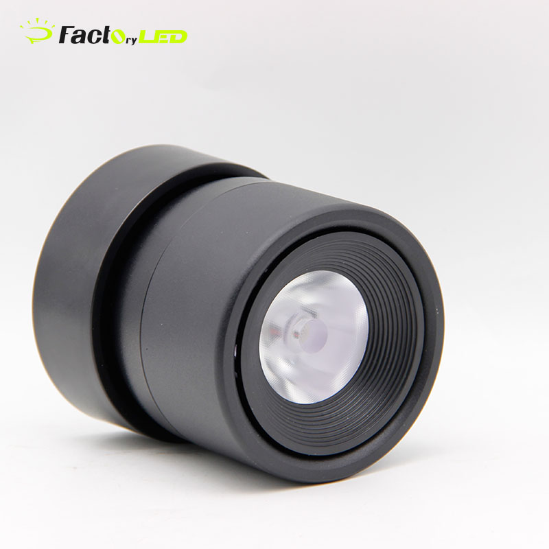 White or Black Housing Small Led Spot Light AC85-265V 10w Hotel Led 24 Degree Track Light 