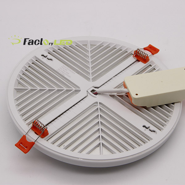 Motion Sensor 9w 10W 12w 18W 24W 36W 48w Round Round Frameless Led Panel Light Adjustable