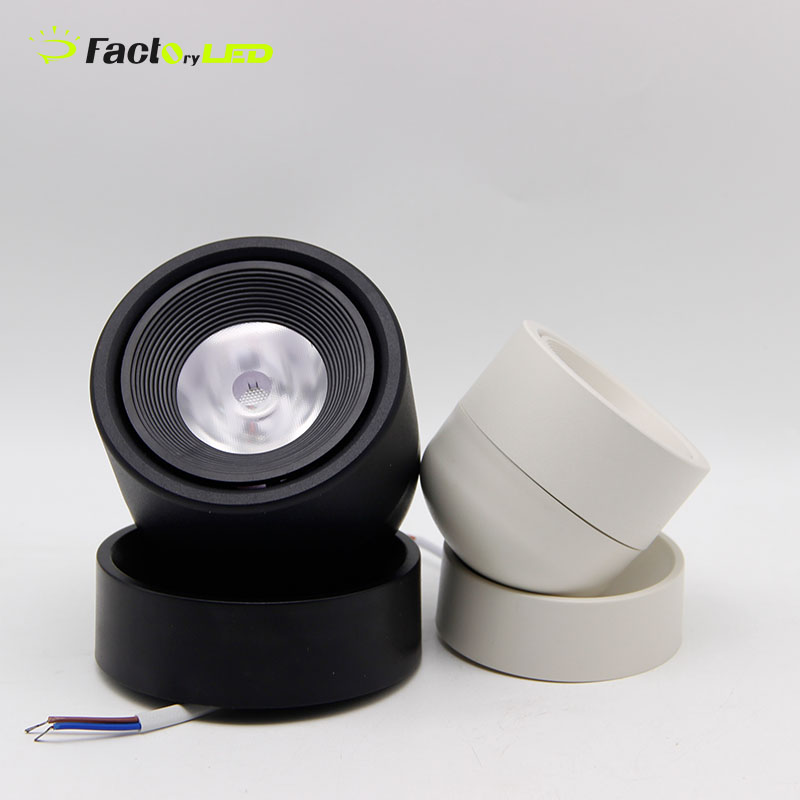 White or Black Housing Small Led Spot Light AC85-265V 10w Hotel Led 24 Degree Track Light 