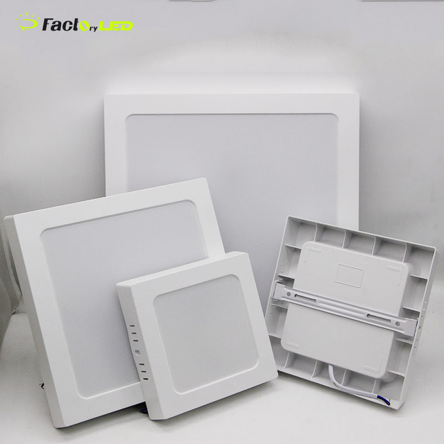 Modern Design SMD2835 Surface Mounted square 24 Watt DOB Led Panel Light