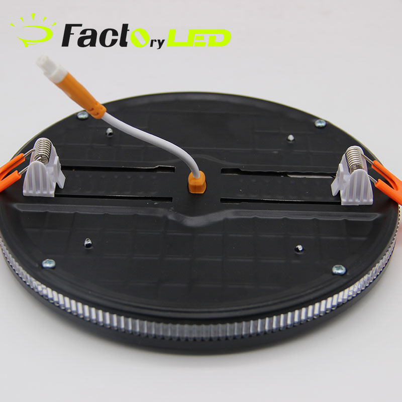 OEM/ODM Commerical Indoor Lighting Round Iron PC 18w 24w 36w Smd Recessed Led Frameless Downlight