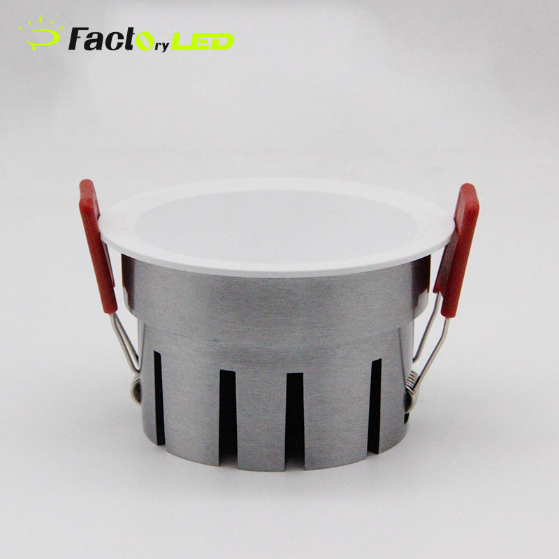 Residential Bedroom Cob Lighting Ceiling Light 7W 20W 12W Adjustable Recessed Dimmable Led Frame Colors Option Gypsum Downlight