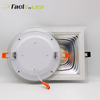 Hot Sale Recessed Cct Lighting Modern COB Led Night Light 6w 12w 18w Round Glass Panel Light