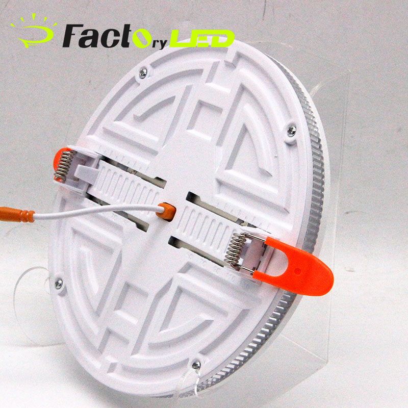 OEM/ODM Commerical Indoor Lighting Round Aluminum PC ABS 18w 24w 36w Smd Recessed Led Frameless Downlight