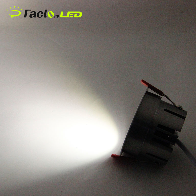 Residential Bedroom Cob Lighting Ceiling Light 7W 20W 12W Adjustable Recessed Dimmable Led Frame Colors Option Gypsum Downlight