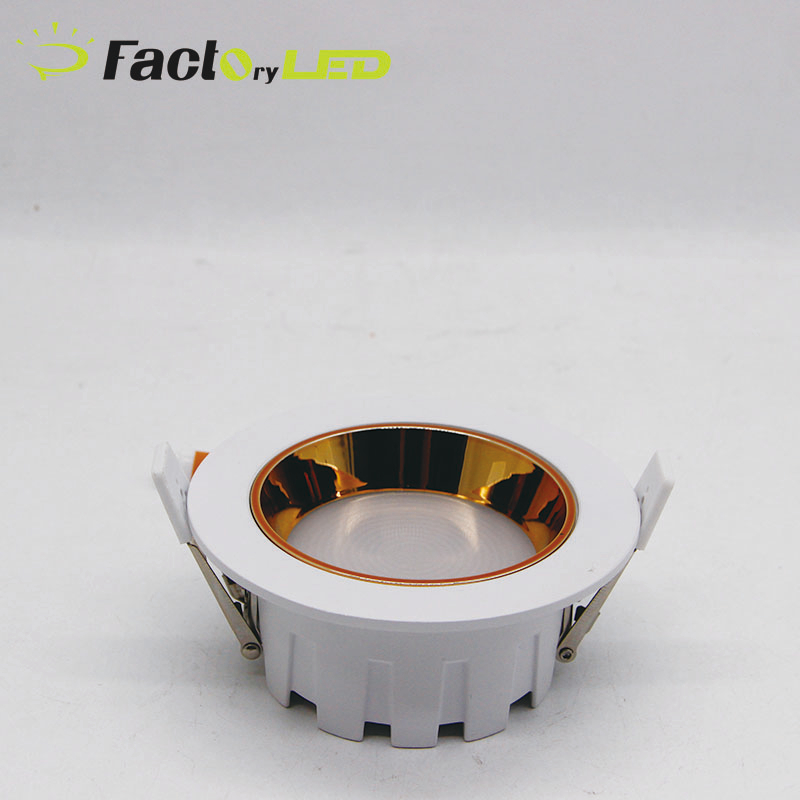 Modern Design Tri-Colour Dimmable LED Downlight7W 9W 15W 18W 24W 36W Ring Aluminum Lamp Body