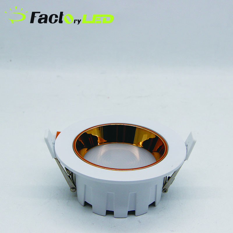 Modern Design Tri-Colour Dimmable LED Downlight7W 9W 15W 18W 24W 36W Ring Aluminum Lamp Body