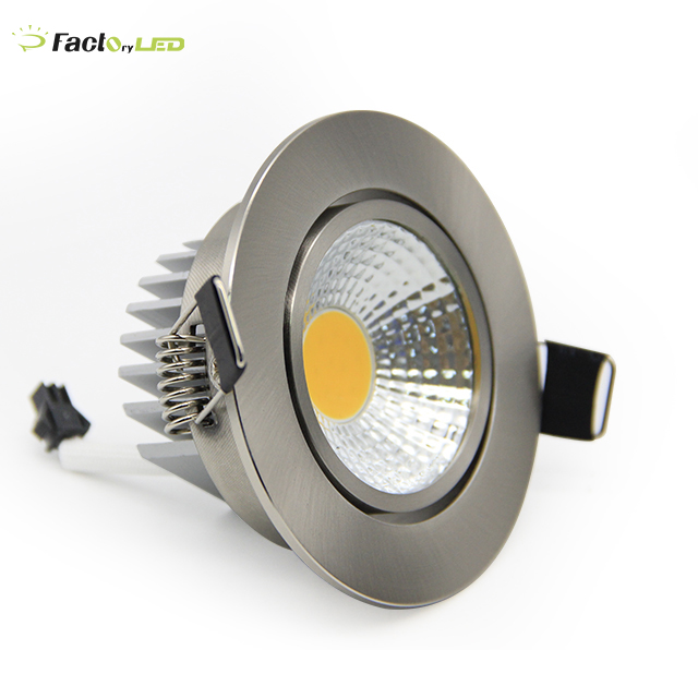 Commercial Black Spot LED Down Light Wall Washer Anti Glare COB Downlight IP20 Recessed Spotlight