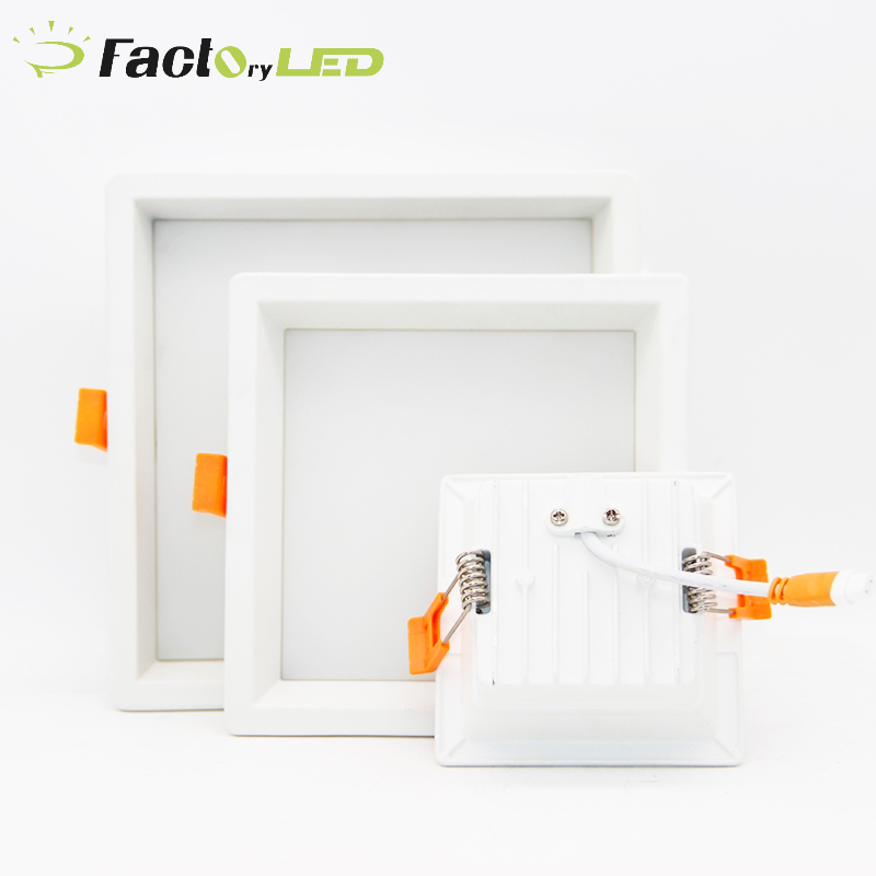 Indoor Lighting Recessed Mounted Hotel Office Mounted Light Skd Square Led Square Ceiling Panel Lights