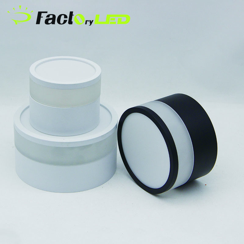 High Quality Project Surface Mounted Down Light Round Aluminium 10W 12W 18W SMD Led Module Downlight