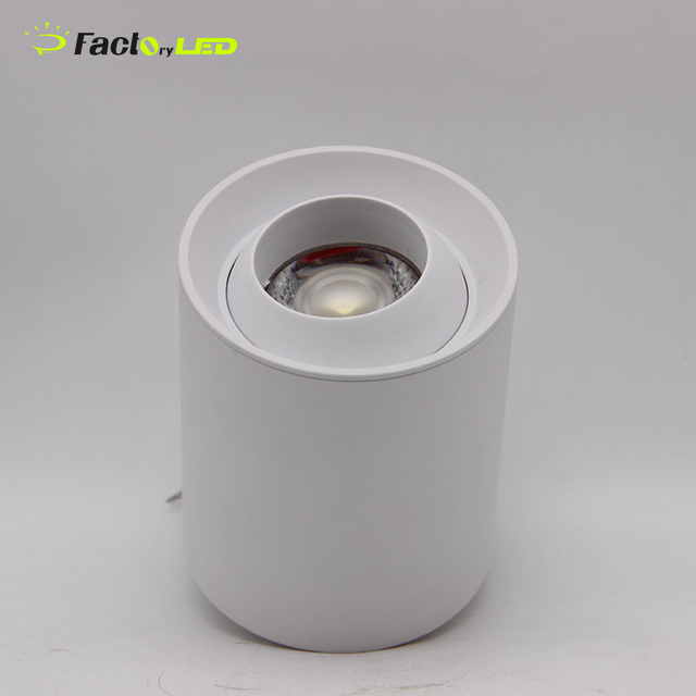 Anti Glare Office Home Aluminum Surface Mounted COB 15w 25w 30w Led Down Lamp