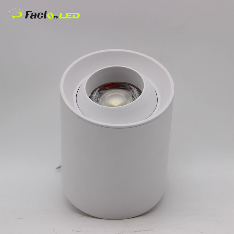 Anti Glare Office Home Aluminum Surface Mounted COB 15w 25w 30w Led Down Lamp