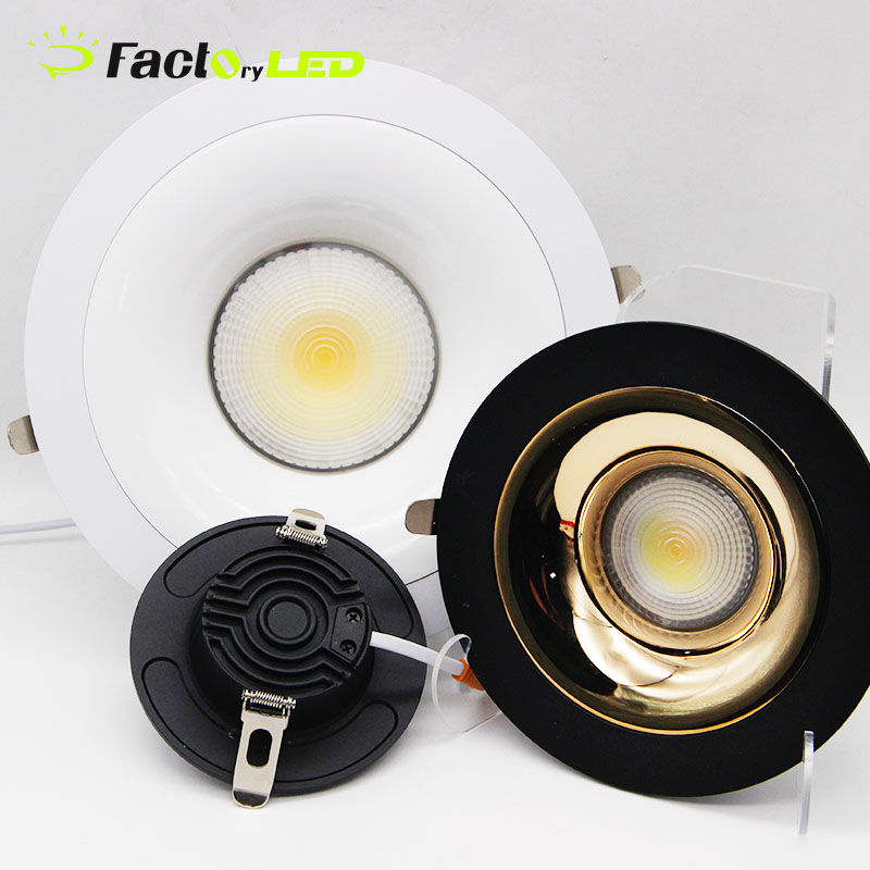 Modern18W 24W 36W LED Ceiling Lights Home Office Recessed Downlight and Spotlight Spot Flood Lights for Indoor Use