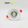 7W IP44 Aluminum Indoor LED Spotlight Commercial Round Downlight Fixture with Flood Recessed Design 90mm 4000K