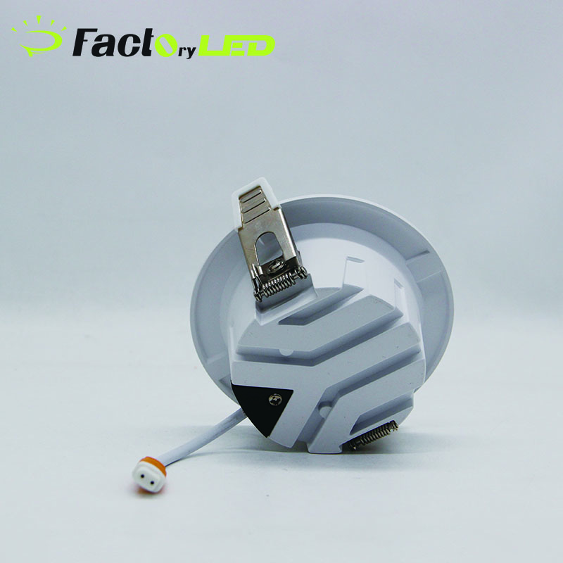 Modern Design Tri-Colour Dimmable LED Downlight7W 9W 15W 18W 24W 36W Ring Aluminum Lamp Body