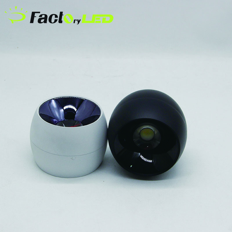 New Design Circular LED COB Downlight 7W Ceiling Surface Installation Office Bedroom