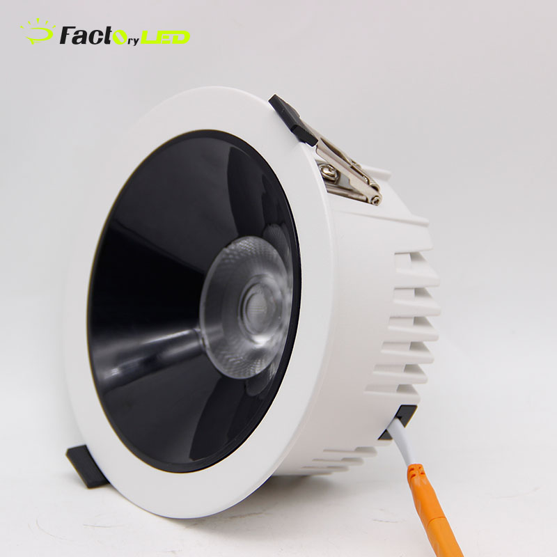 High Quality Commercial Project Ceiling Anti-Glare Spot Light Aluminium LED COB Spotlight 7W Recessed Led COB Downlight