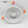 Hot Sale Recessed Cct Lighting Modern COB Led Night Light 6w 12w 18w Round Glass Panel Light