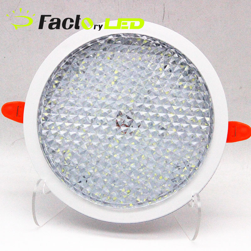 OEM/ODM Commerical Indoor Lighting Round Aluminum PC ABS 18w 24w 36w Smd Recessed Led Frameless Downlight